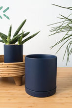 Load image into Gallery viewer, Romey Pot Navy Blue
