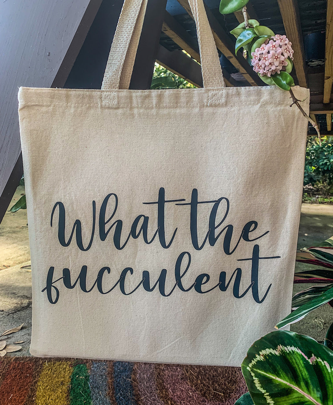 Tote Bag “What the fucculent”